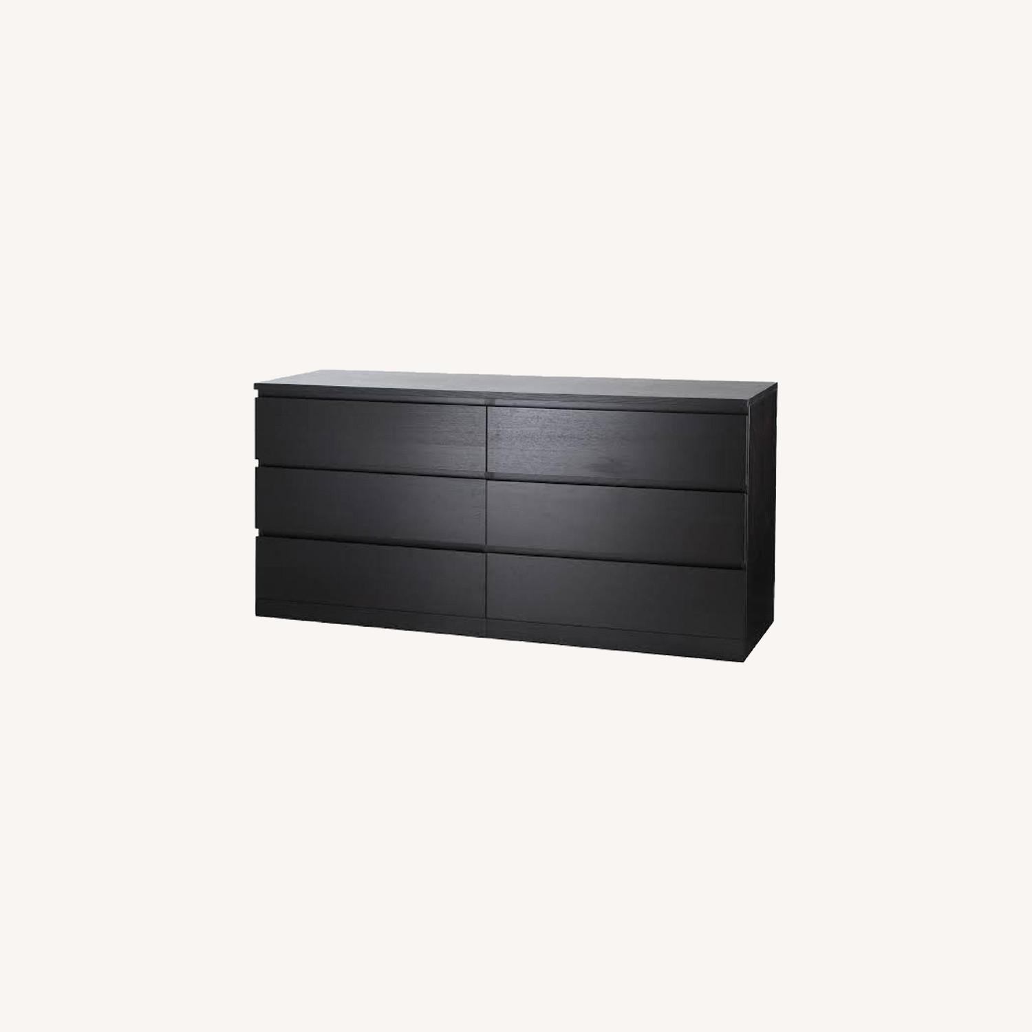 IKEA Black Dresser - image-0