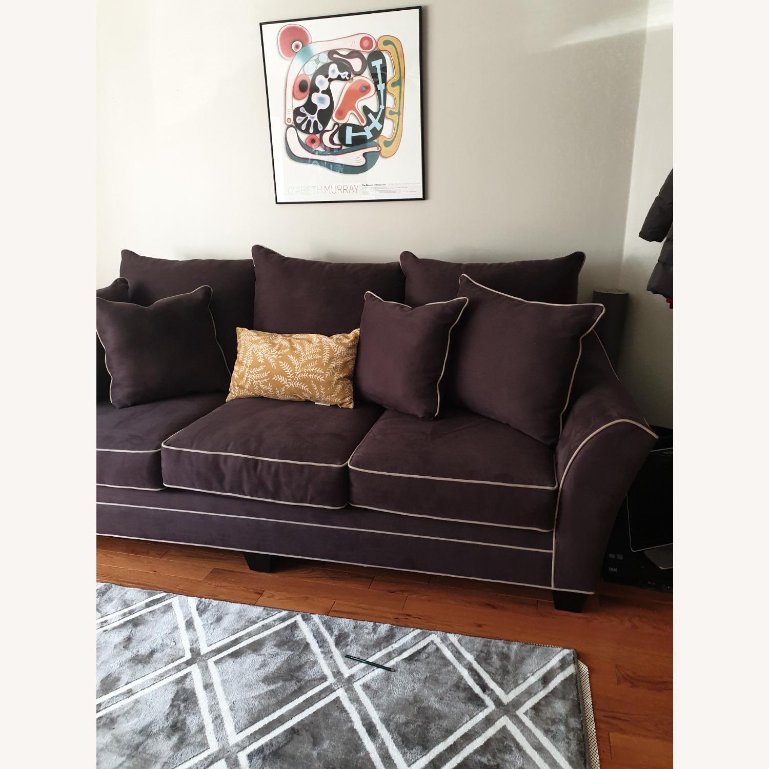 Raymour and Flanigan Queen Sleeper Sofa - image-1