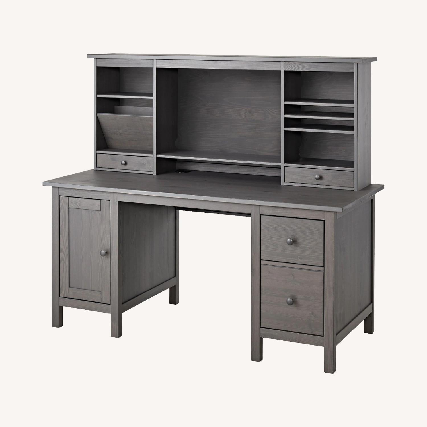 IKEA Working Desk with Storage Unit - image-0