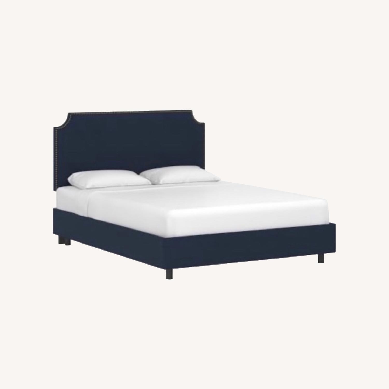 West Elm Queen Bed - image-0