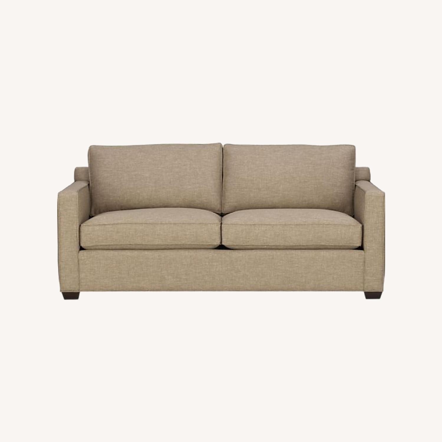 Crate and Barrel Mink Davis Sofa 2 Seater AptDeco