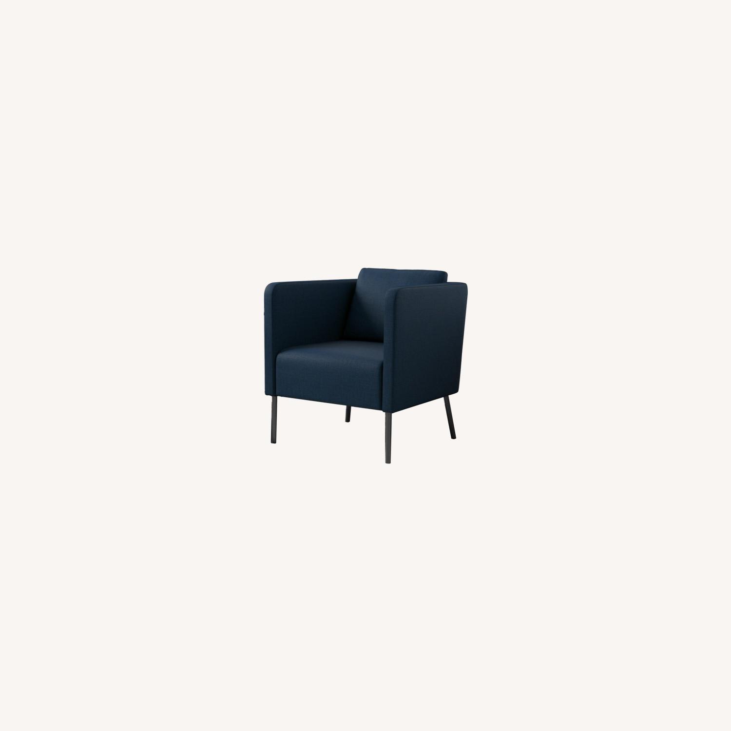 IKEA Navy Blue Armchair - image-0