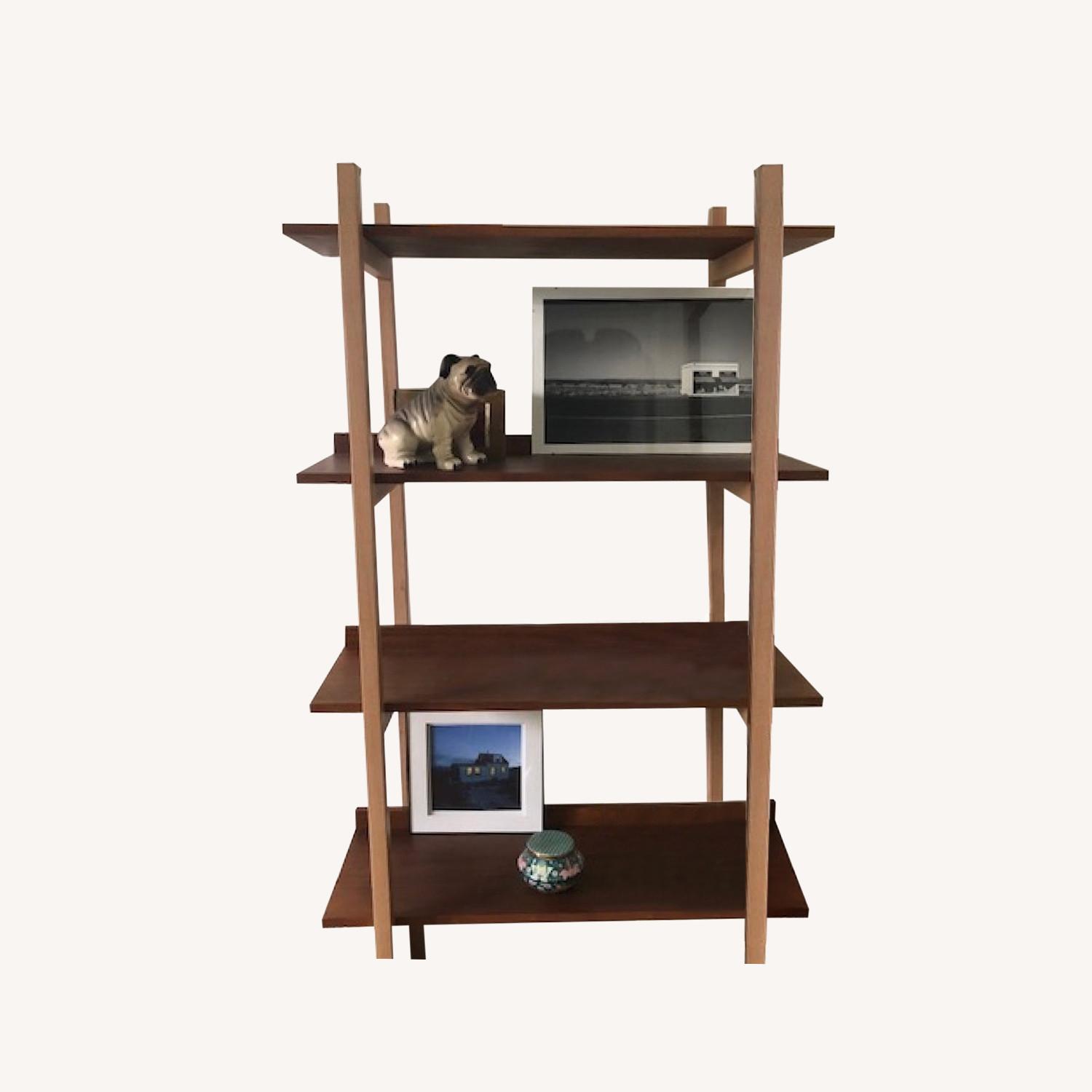 CB2 Stax Walnut Bookcase - image-0
