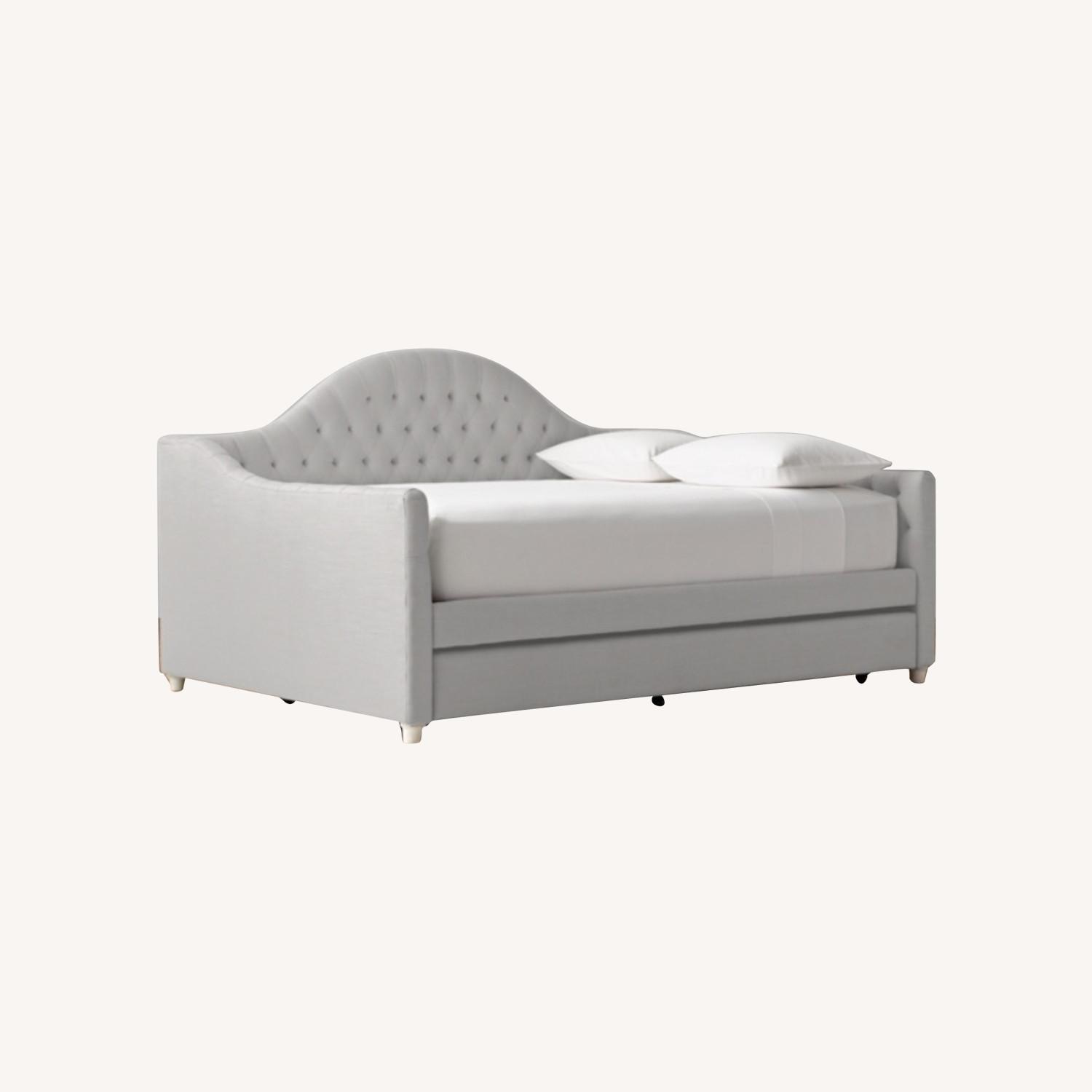 Restoration Hardware Reese Tufted Daybed Trundle AptDeco