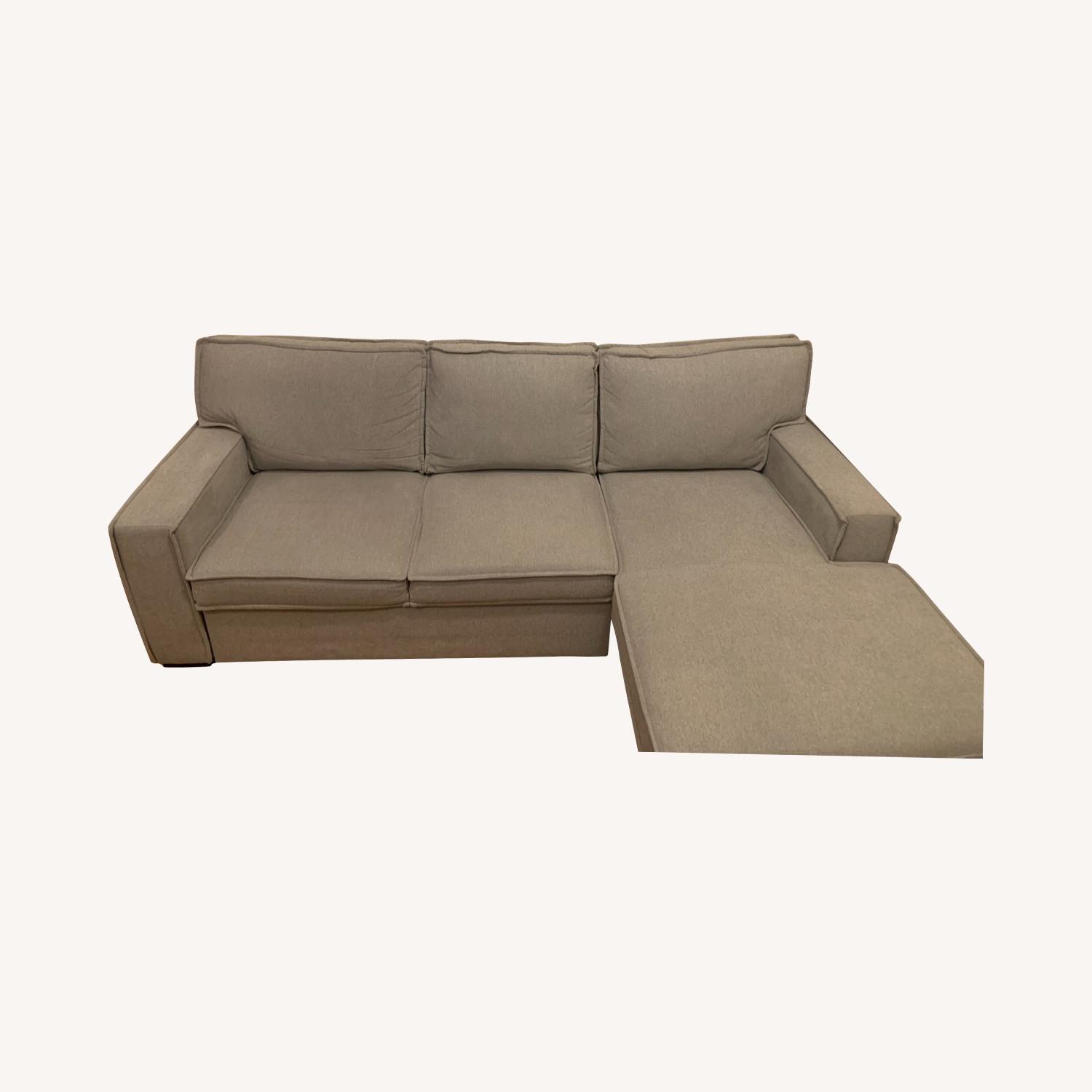Bob's Discount Sectional With PopUp Sleeper AptDeco