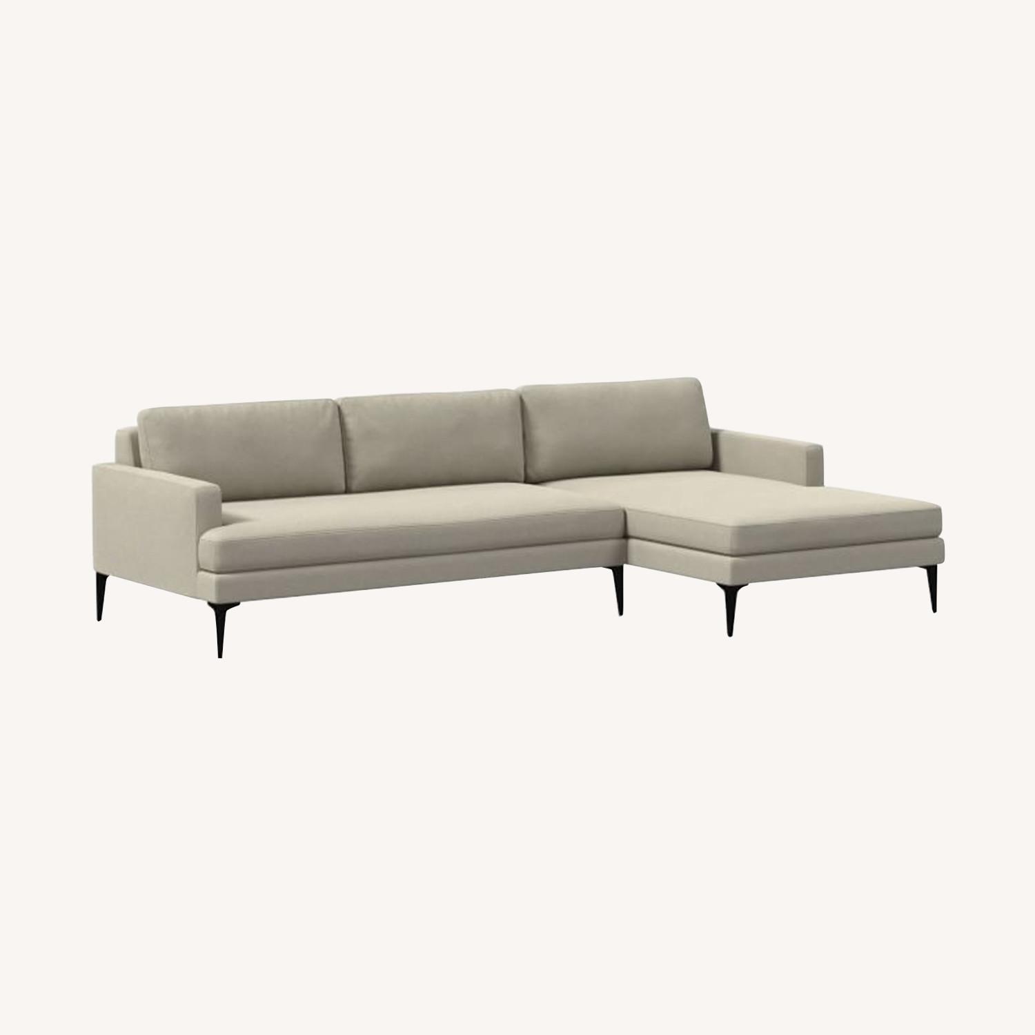 West Elm Andes Sectional Set AptDeco