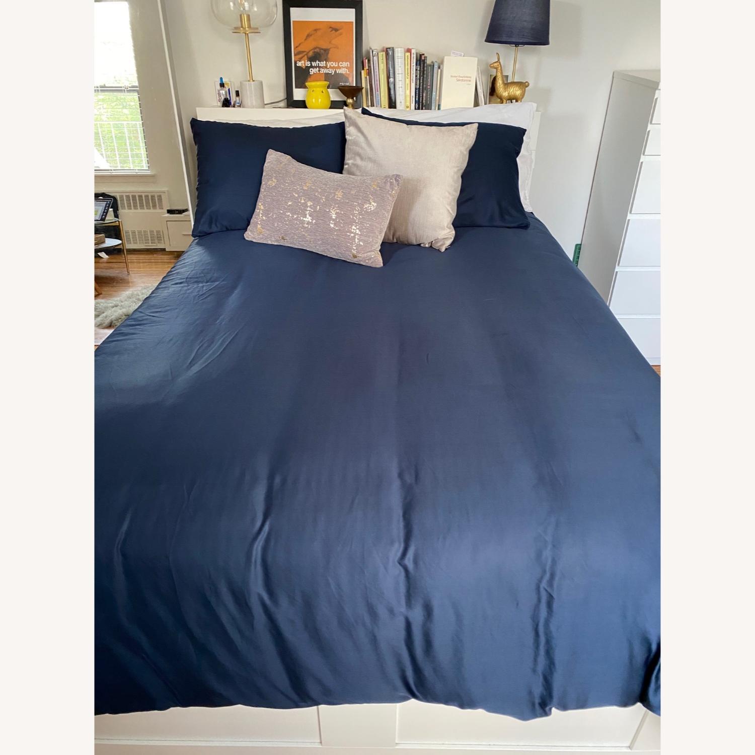 IKEA BRIMNES Queen Bed - image-1