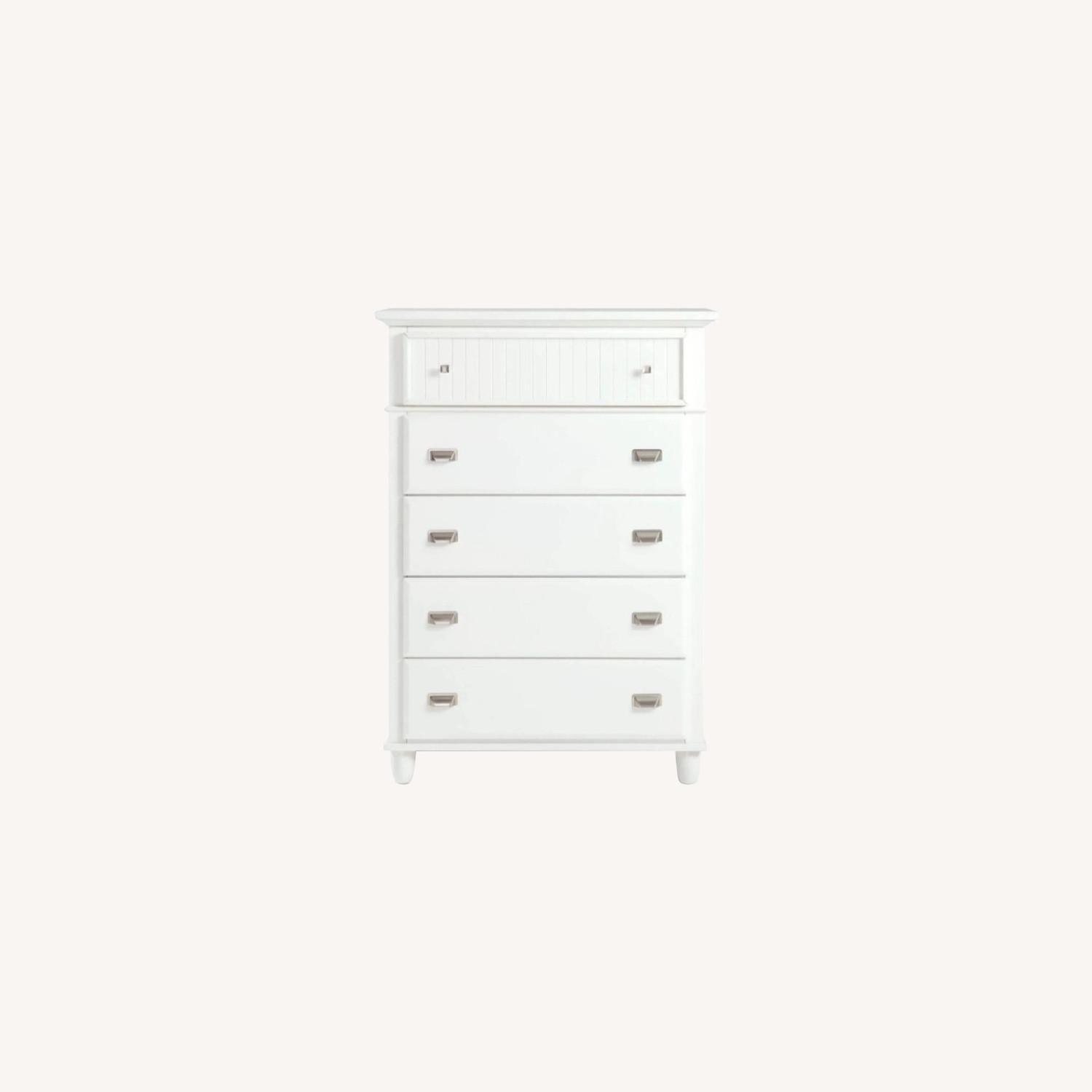 Bob's Discount Tall Dresser with Flip Top Storage and Mirror AptDeco
