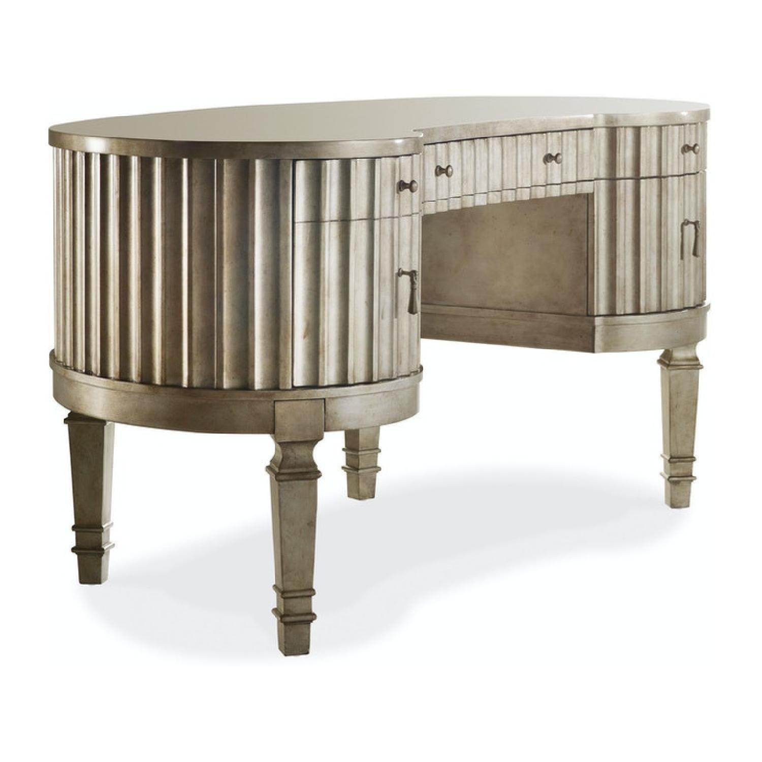 Hooker Furniture Melange Fluted Kidney Desk - image-7