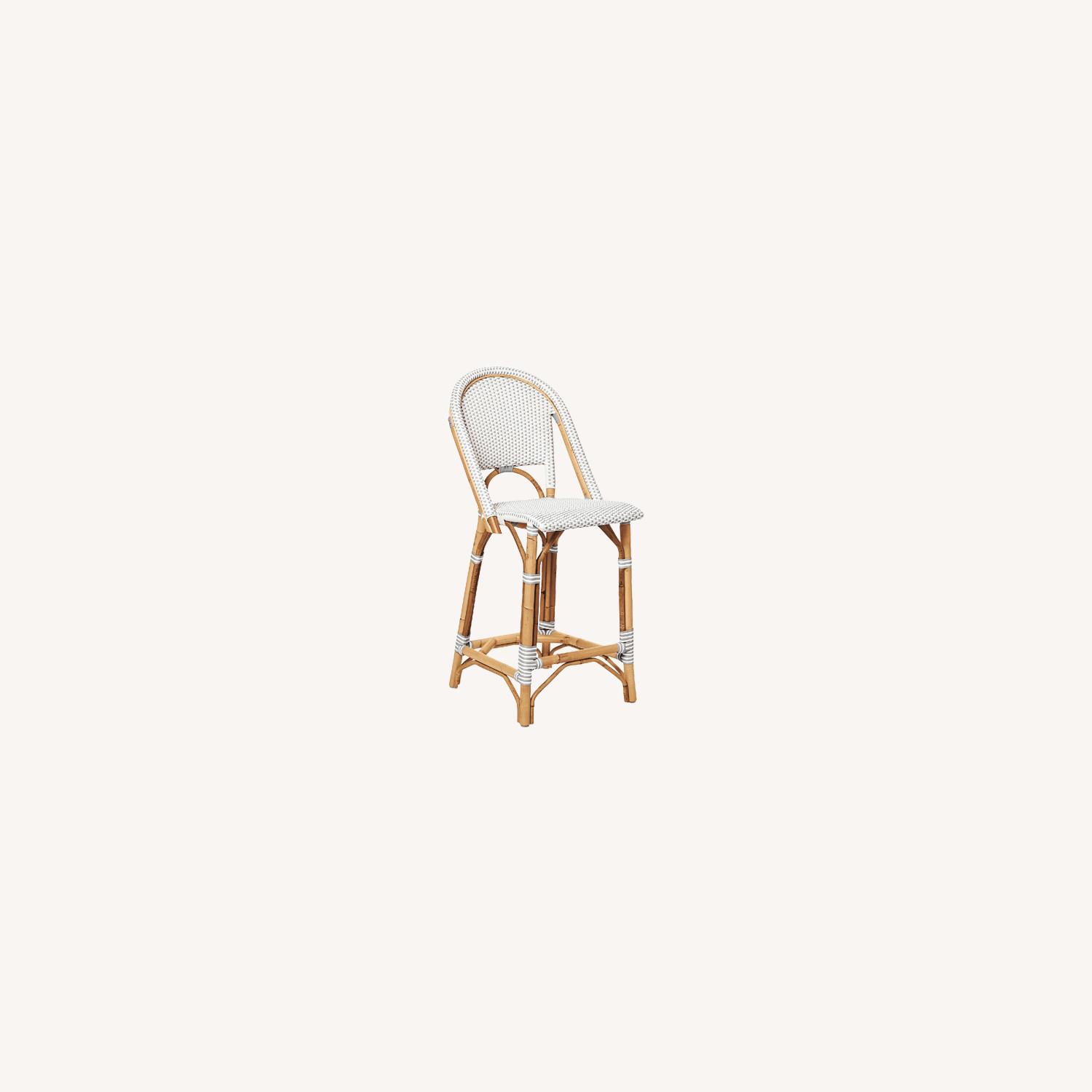 Serena & Lily Counter Stool in White/Fog - image-0