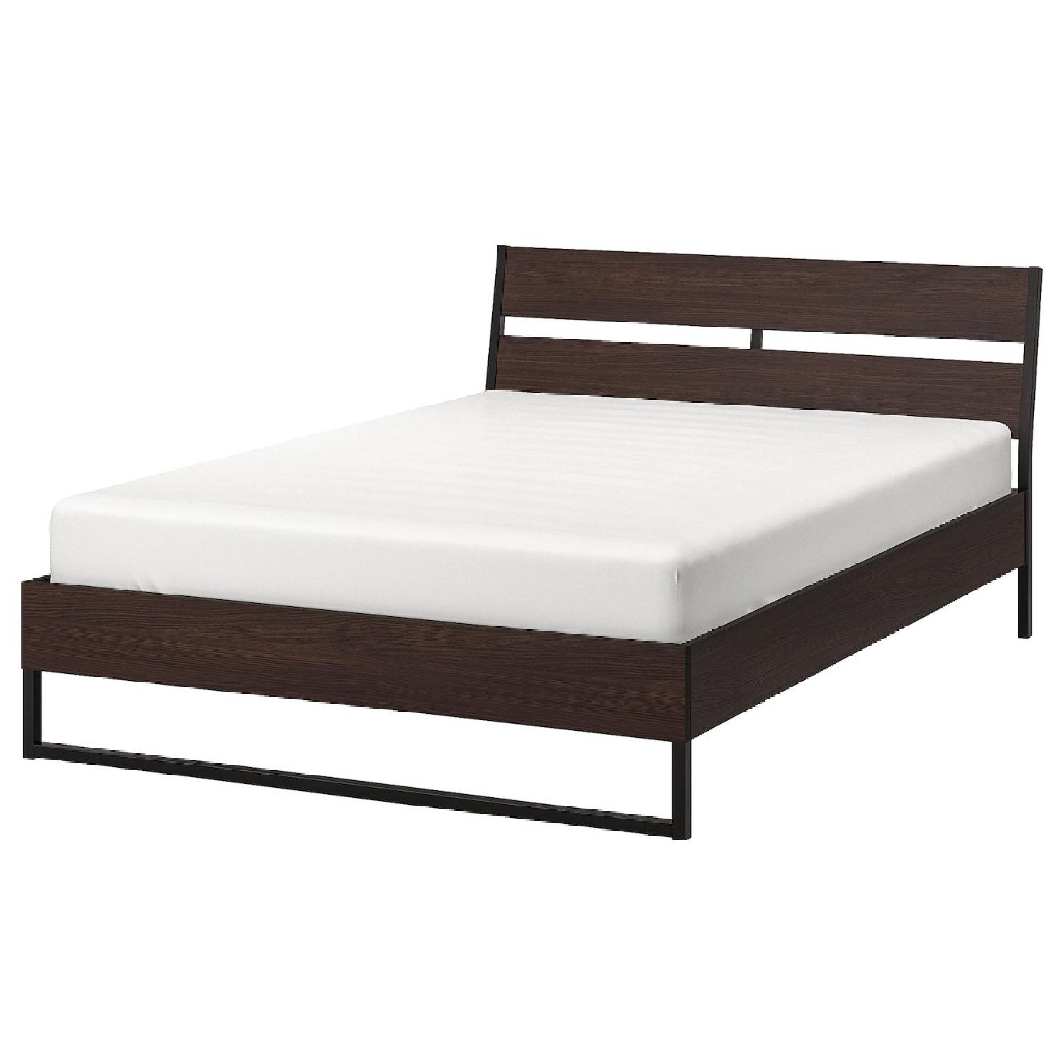IKEA Trysil Full Bedframe Dark Brown - image-9