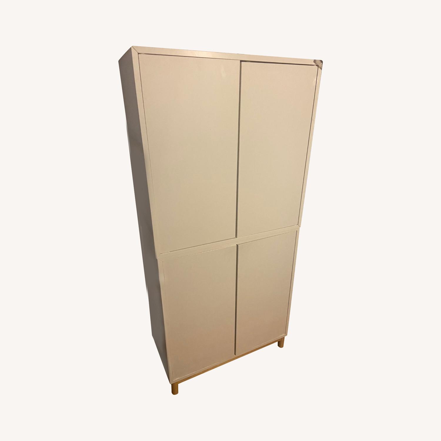 IKEA Pair EKET Storage with Doors - image-0