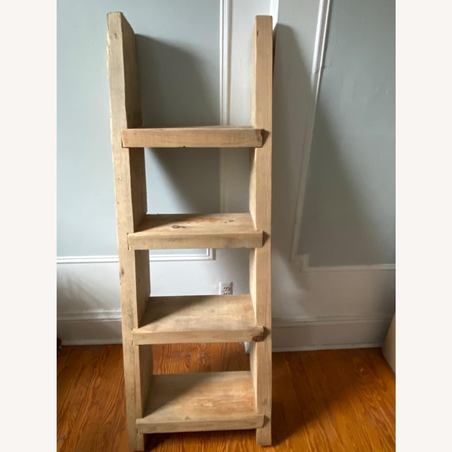 Custom Birch Leaning Bookshelf - image-1