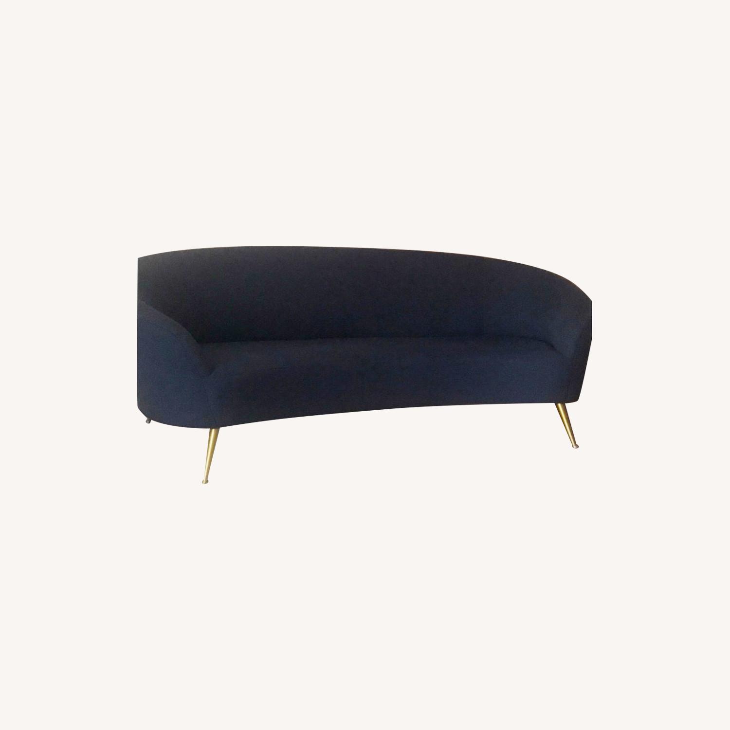 Anthropologie Blue Sofa - image-0