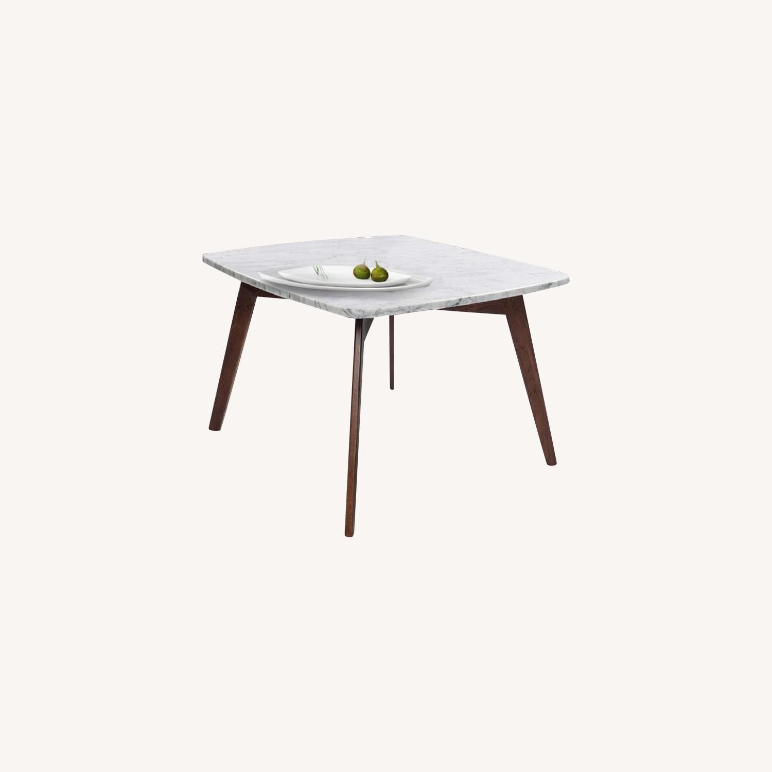 Wayfair Carrara White Marble Square Coffee Table - image-0