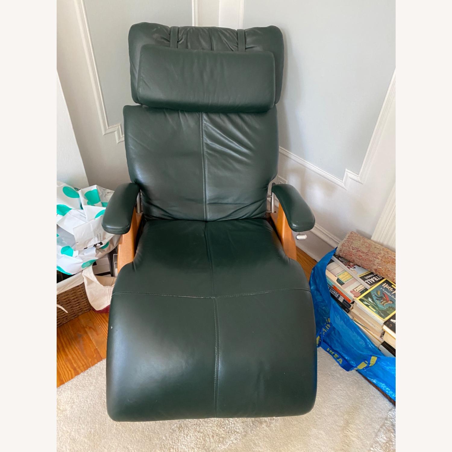 Healthy Back Store Leather Recliner - AptDeco