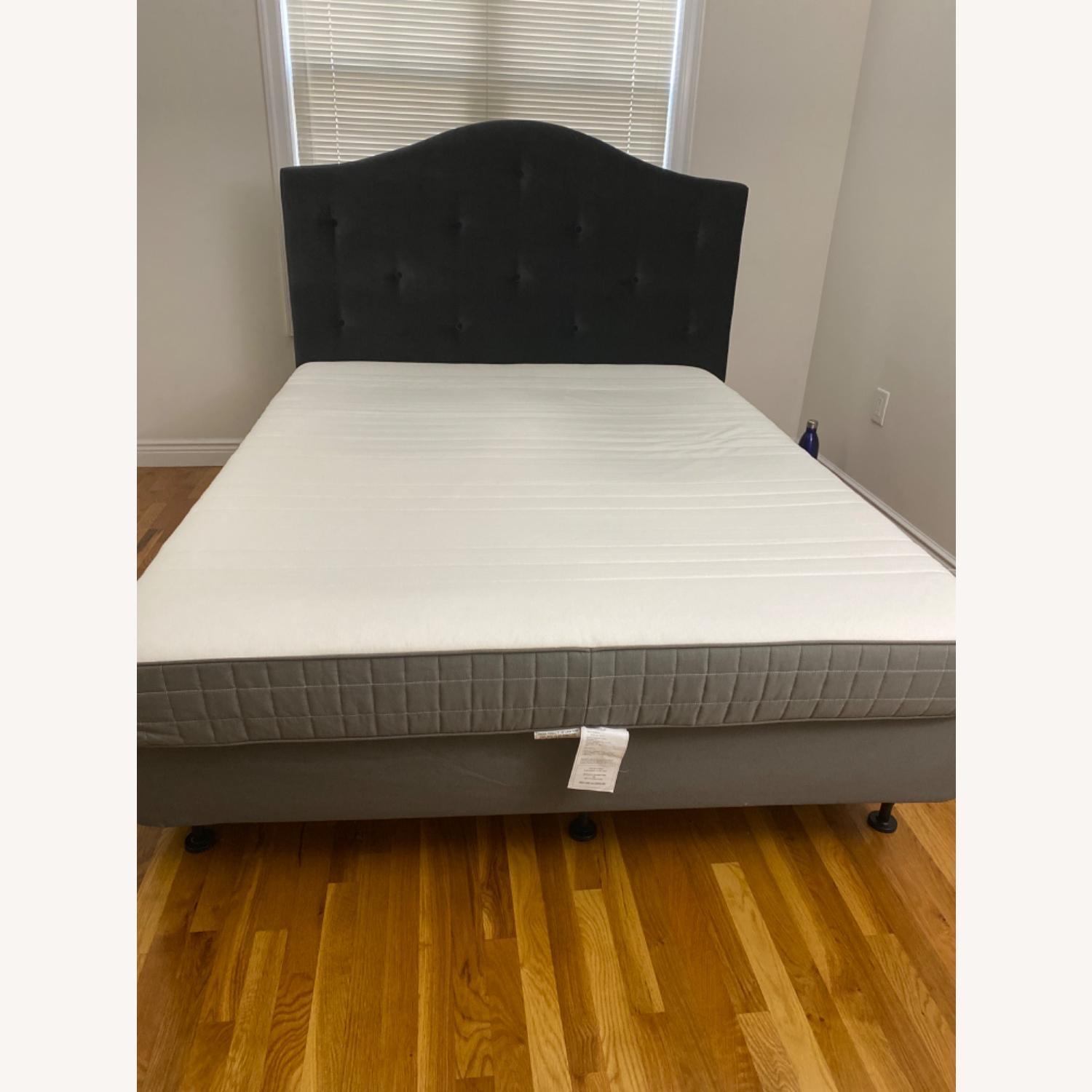 IKEA bed frame and headboard - image-1