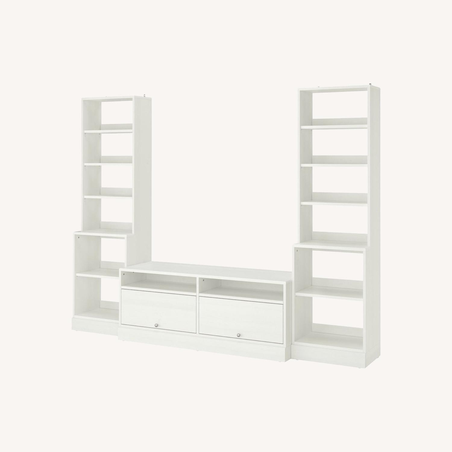 IKEA Havsta White TV Wall Unit AptDeco