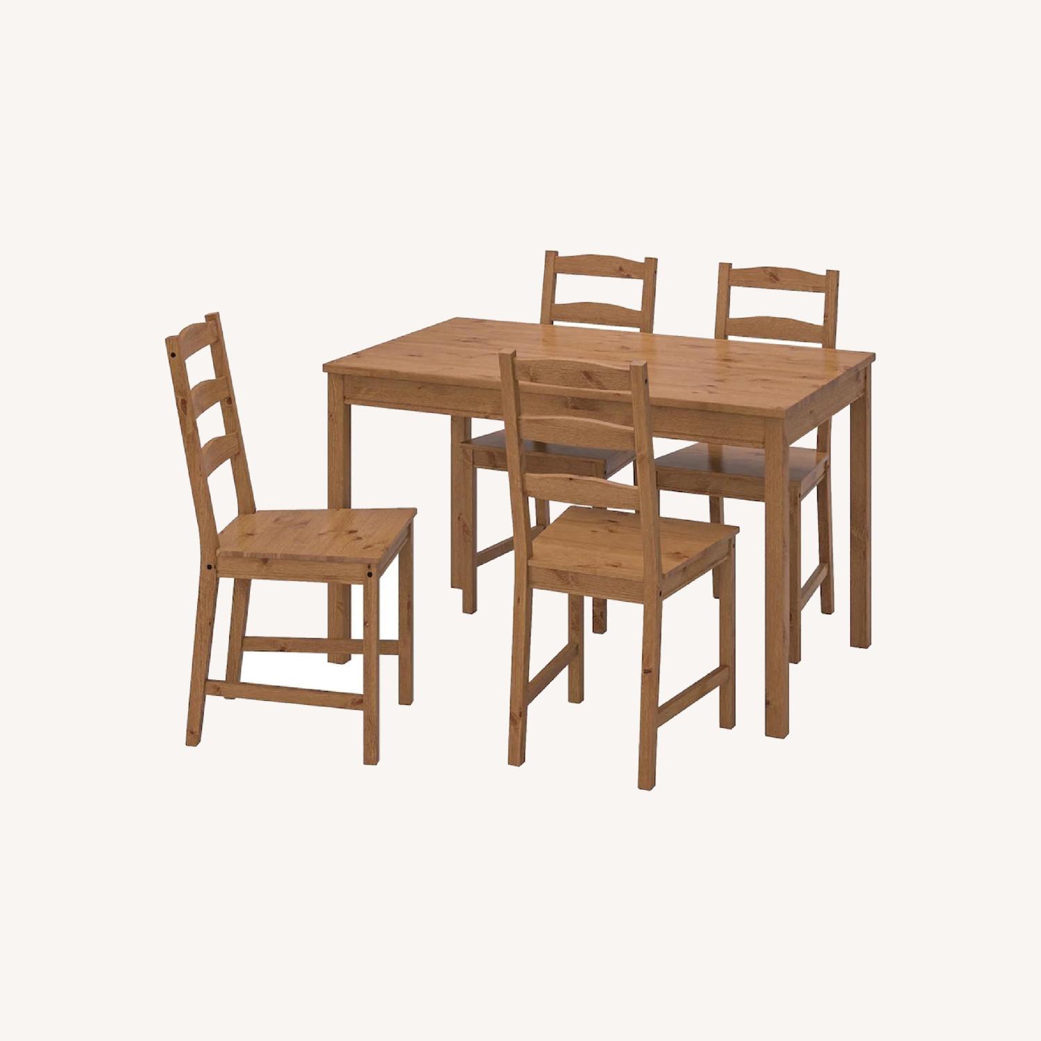 IKEA Wood Dining Table AptDeco
