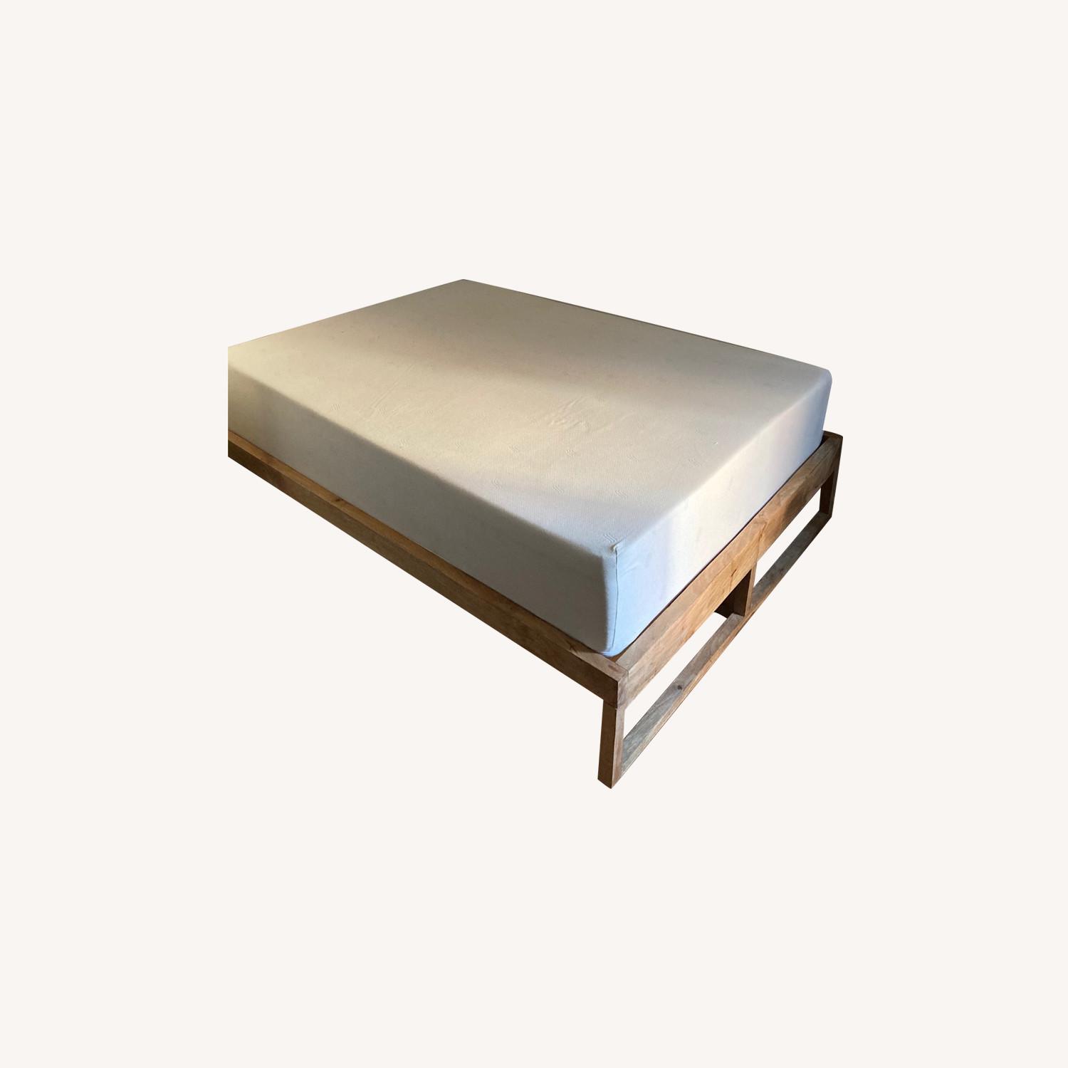 Urban Outfitters Mango Wood Platform Bed AptDeco