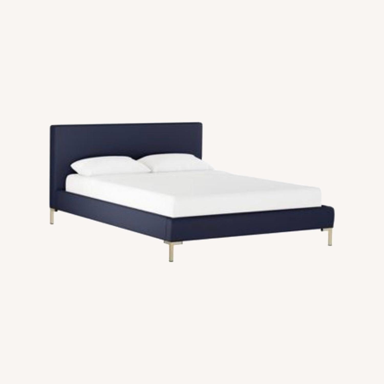 Target Opalhouse King Bed Navy Velver - image-0