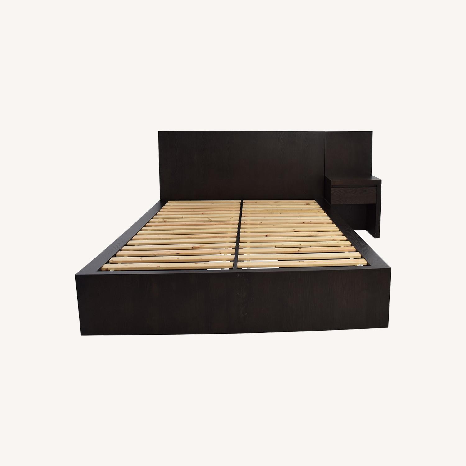 West Elm Full Bed With 6 Storage Drawers - image-0
