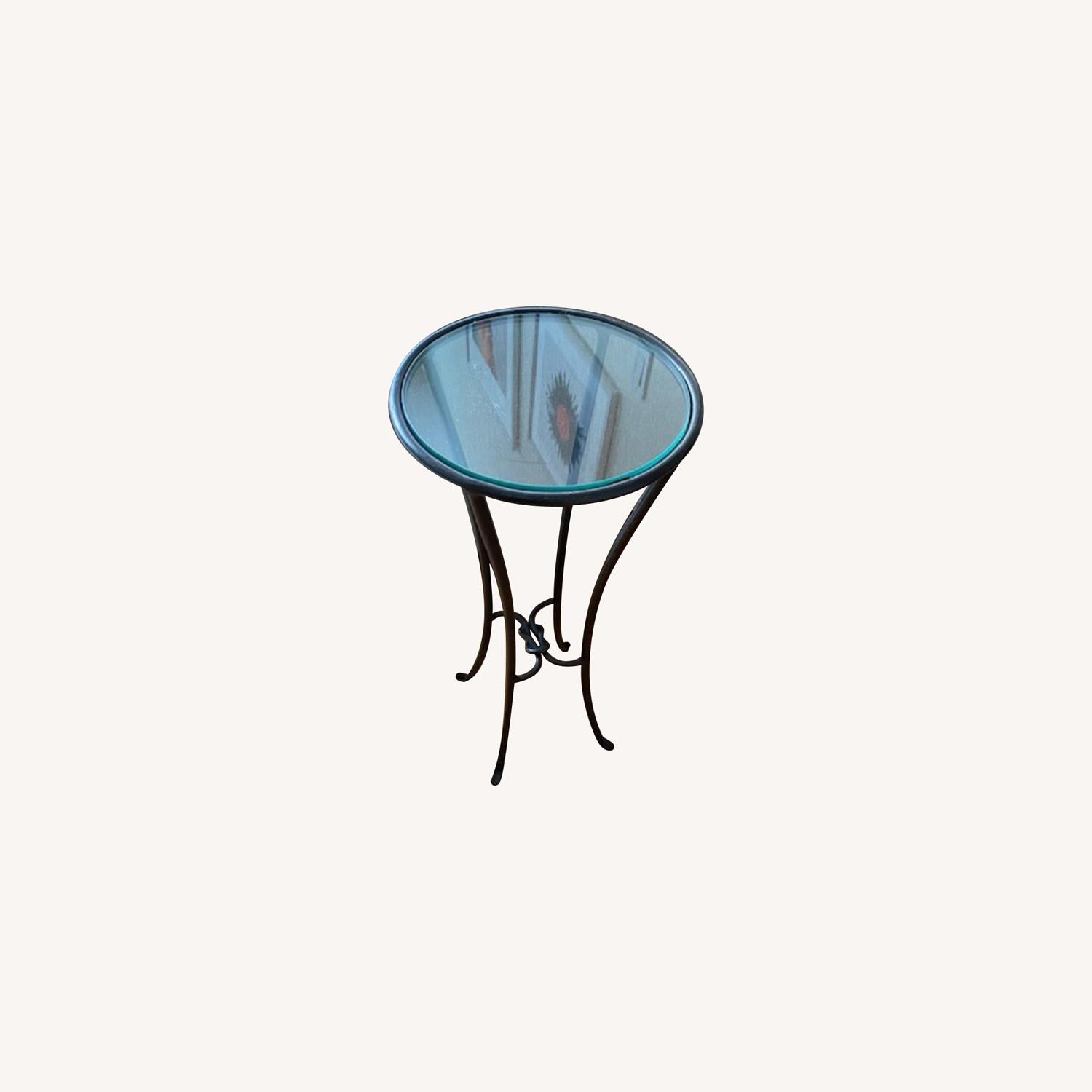 Pier 1 Imports Glass Side Table - image-0
