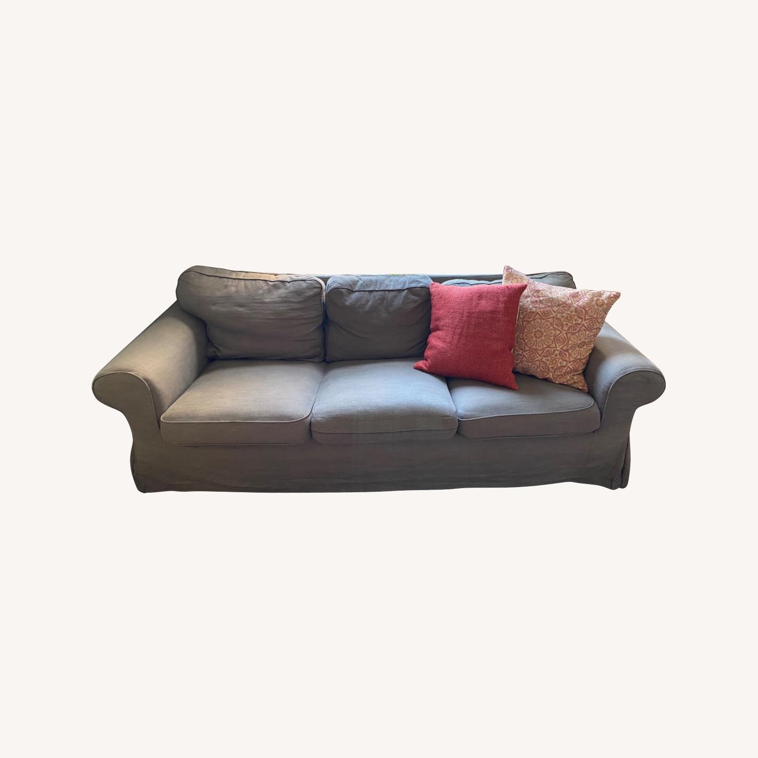 IKEA Ektorp Dark Gray Sofa AptDeco