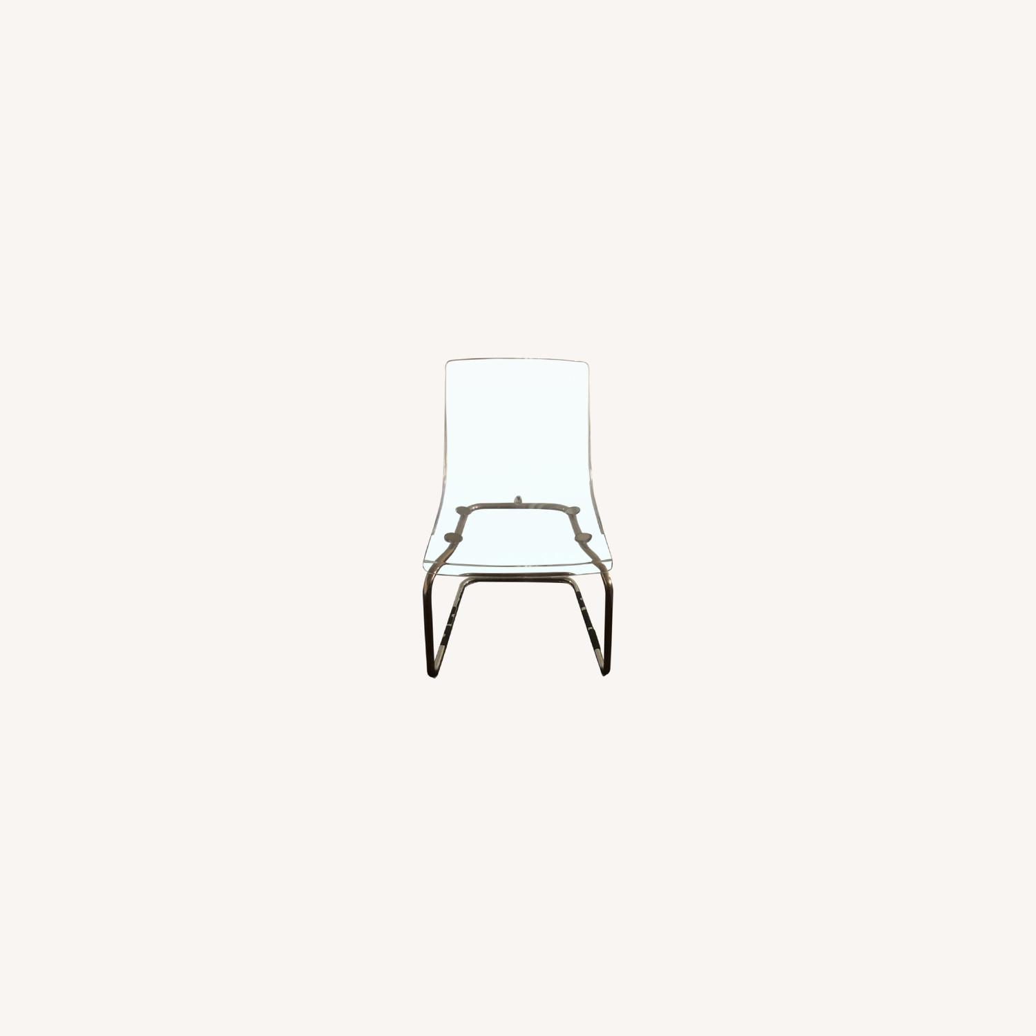 IKEA One Acrylic Dining Chair - image-0