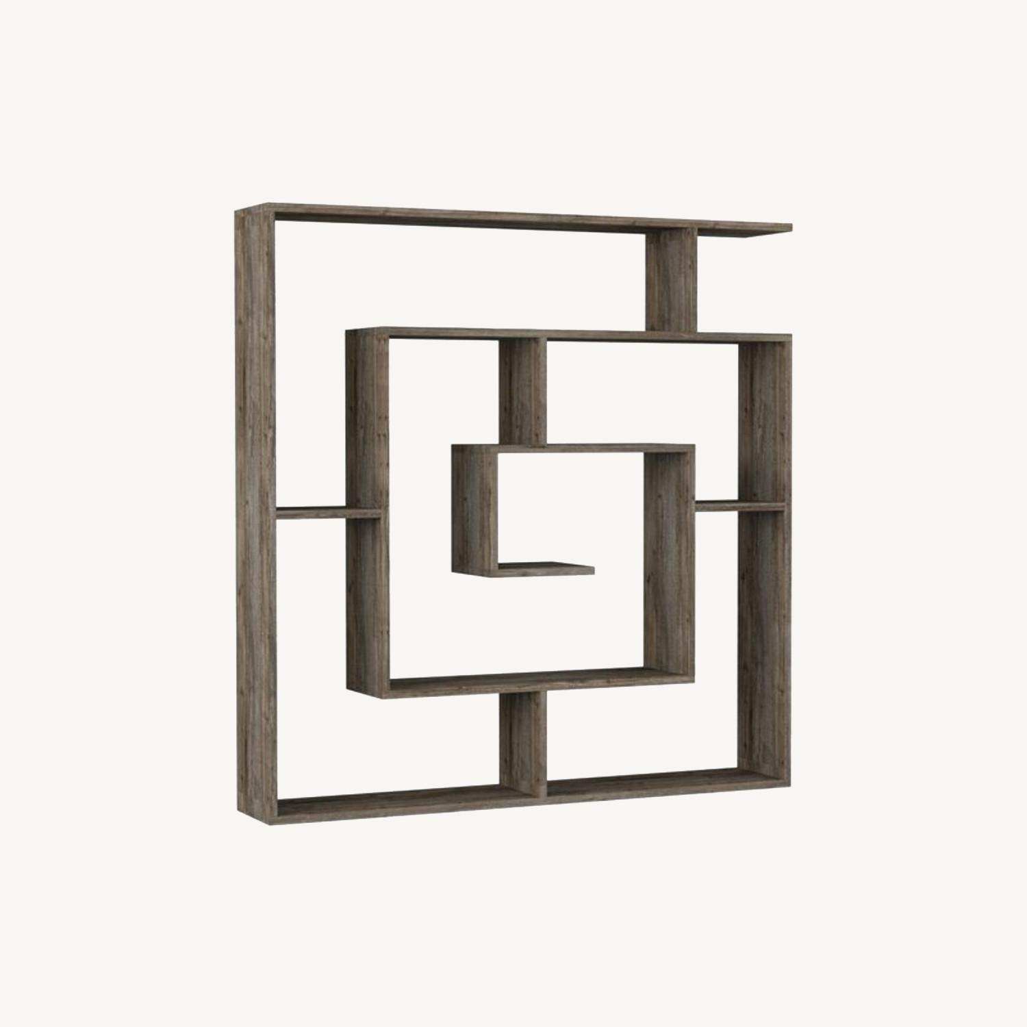 Wayfair Geometric Open Sided Bookcase - image-0