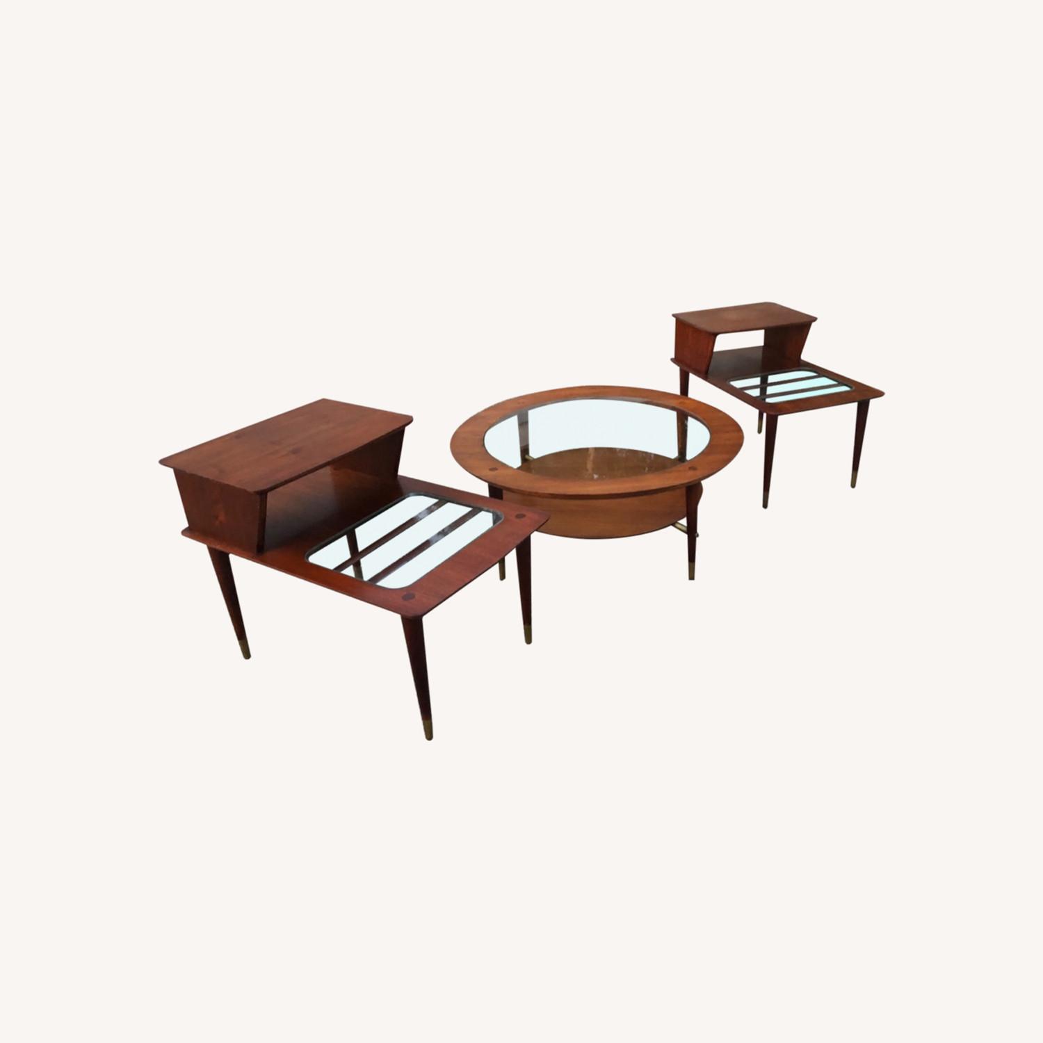 Vintage Retro Coffee Table Set - image-0