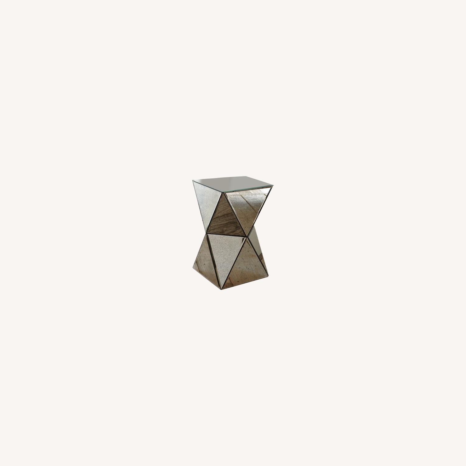 West Elm Faceted Mirror Side Table - image-8