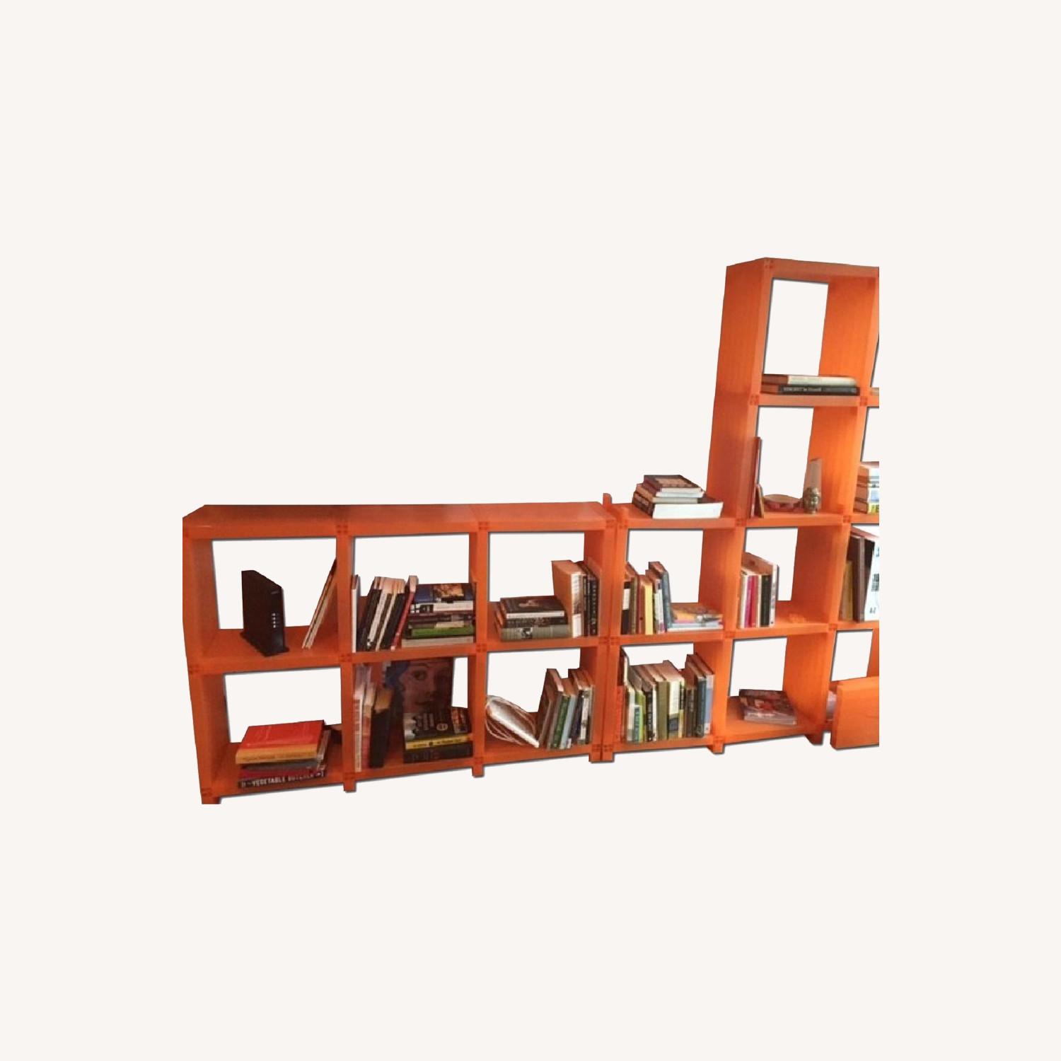 Design Within Reach Cubitec Orange Shelving - image-0