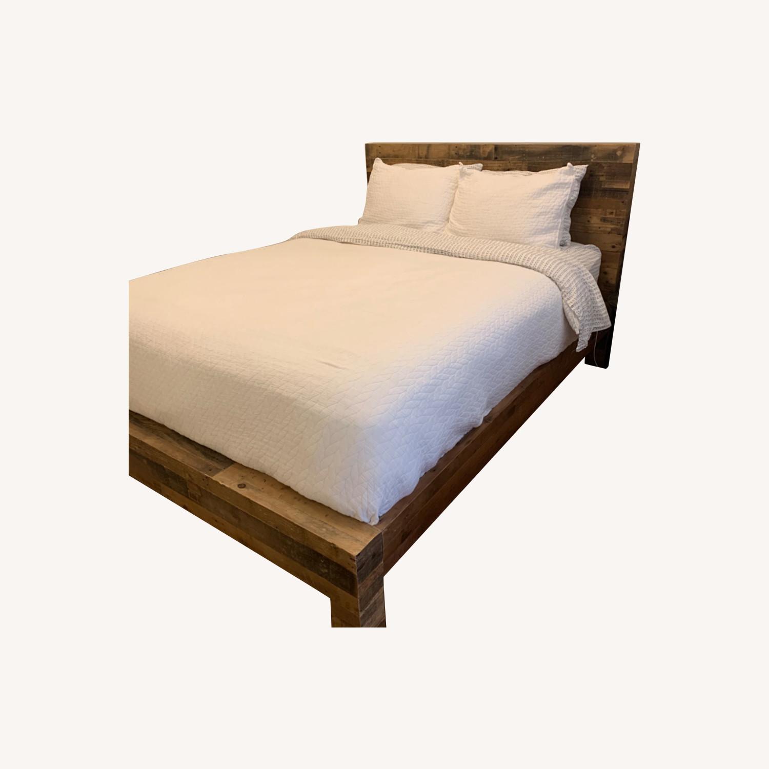 West Elm Emmerson Reclaimed Wood Queen Bed AptDeco