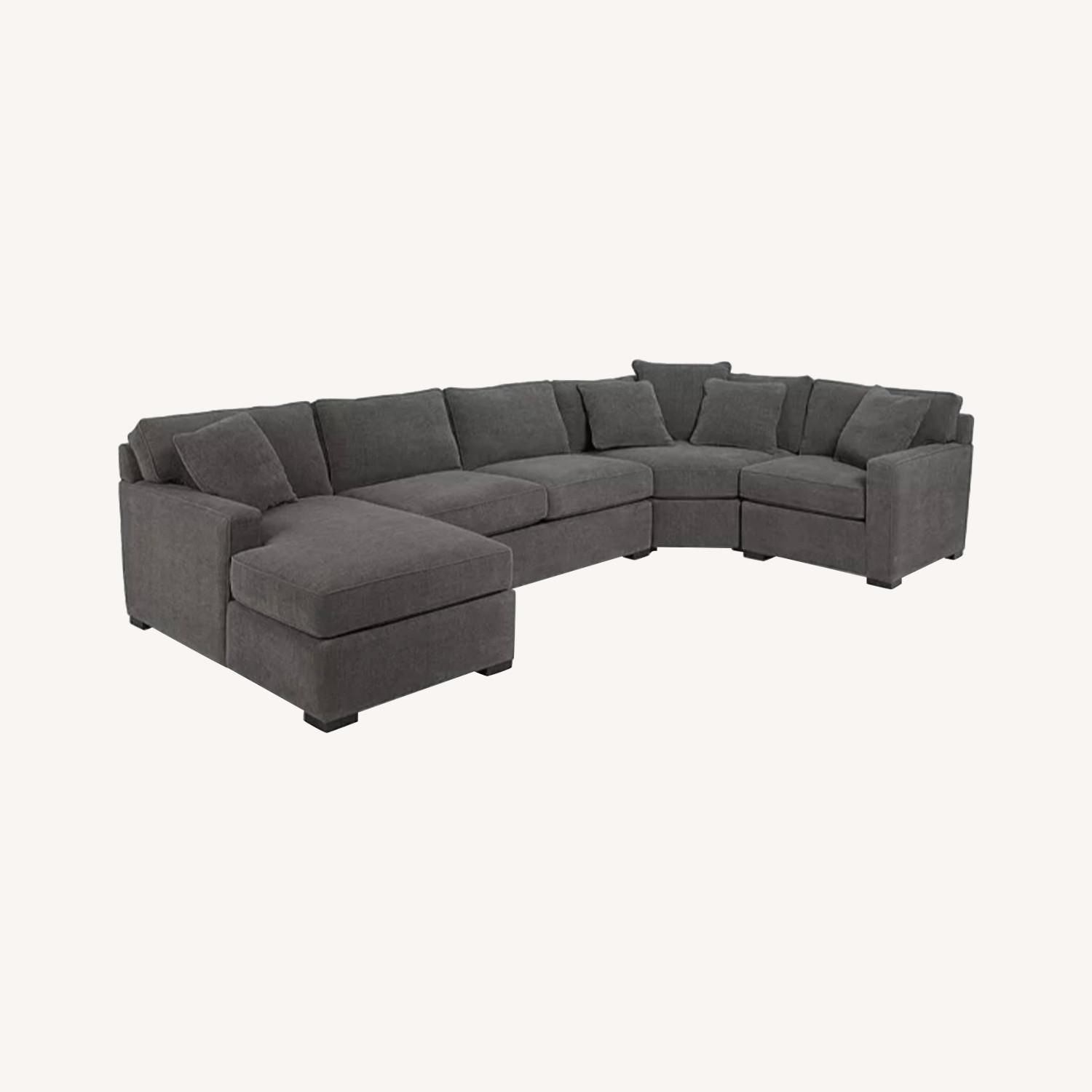 Macy's Radley 4Piece Fabric Chaise Sectional Sofa AptDeco