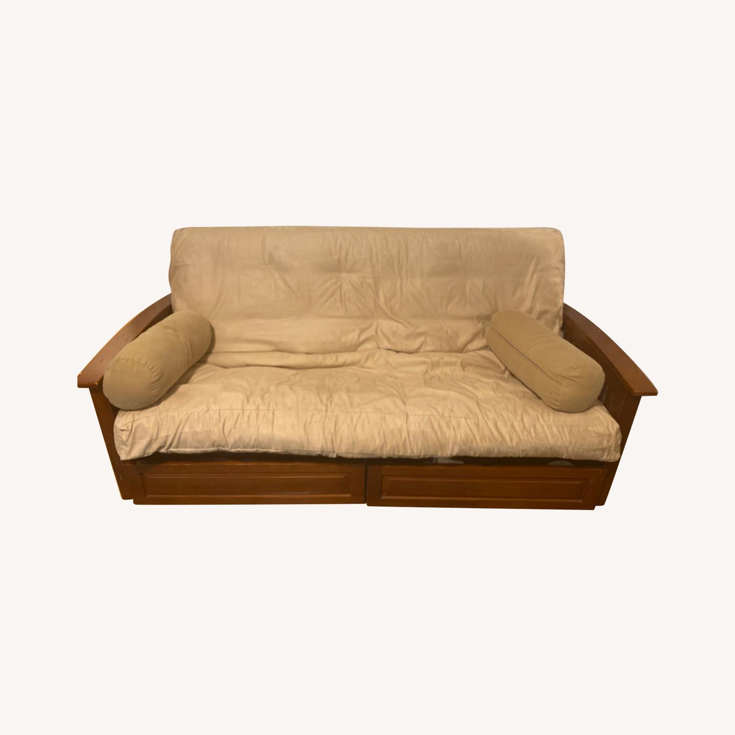 Solid Wood Futon AptDeco