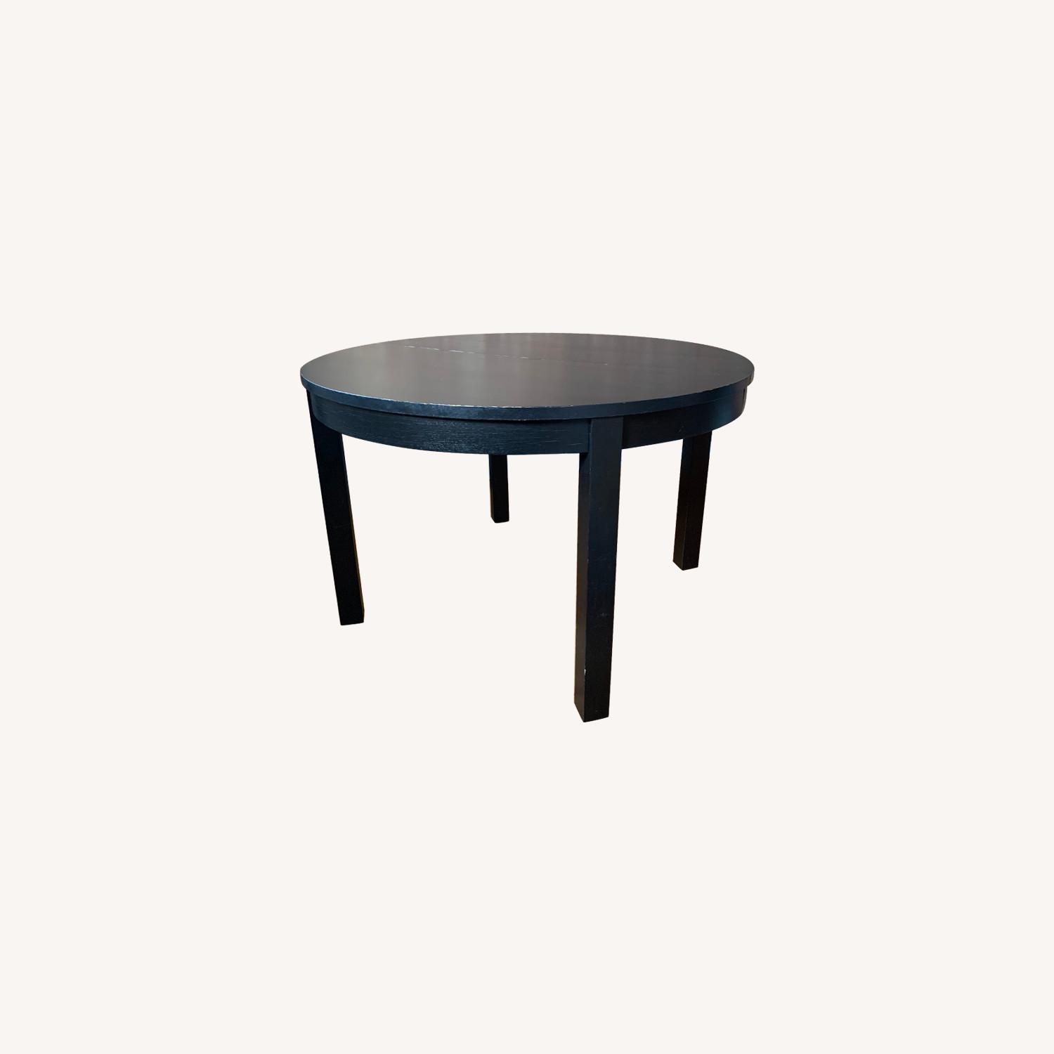Black Round Dining Table - image-0