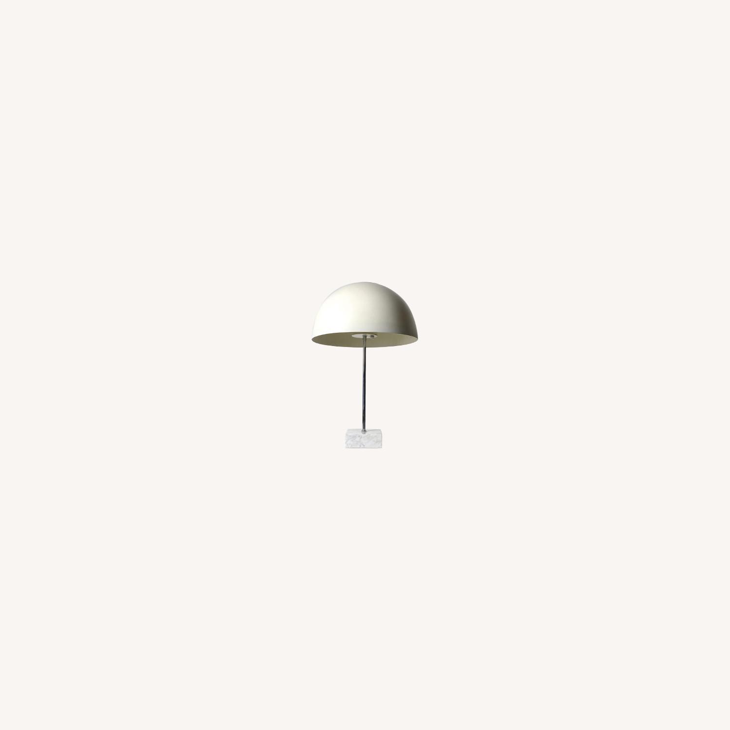 Paul Mayen Mushroom Lamp on Marble Base 1960s - image-0