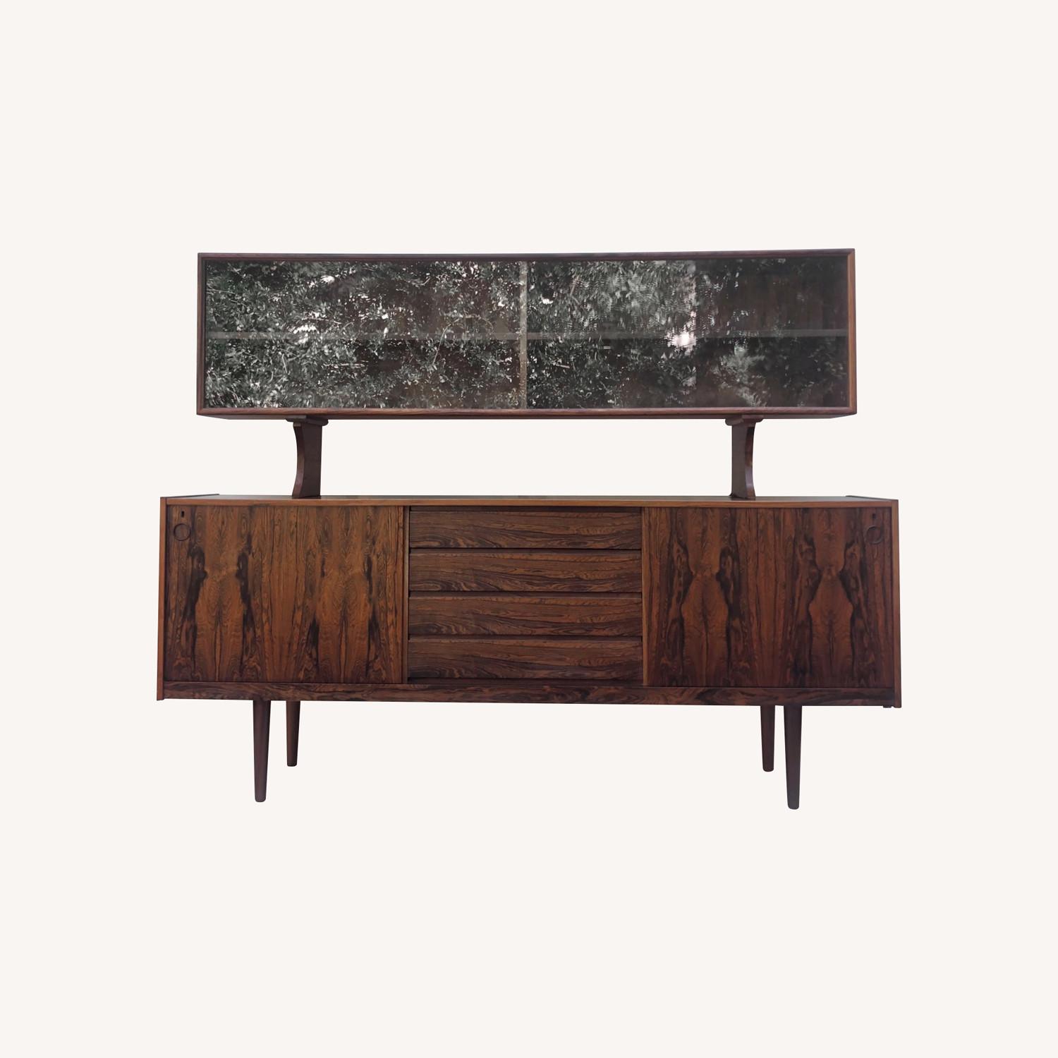 Mid Century Rosewood Sideboard with Top - image-0