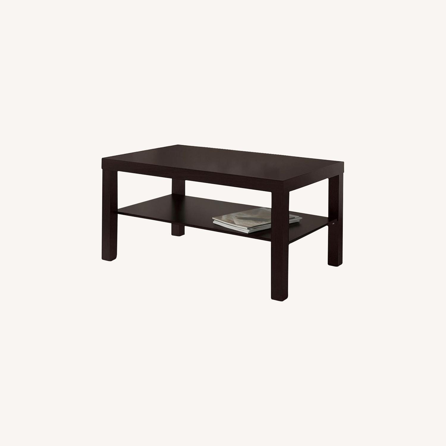 IKEA Black Coffee Table AptDeco