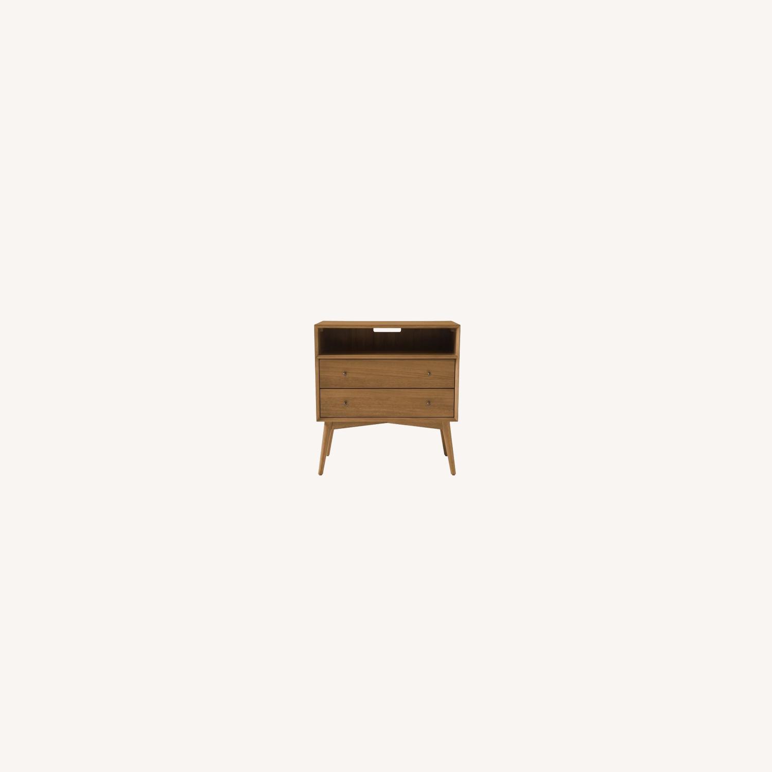 West Elm Mid-Century Grand Nightstand, Acorn - image-0