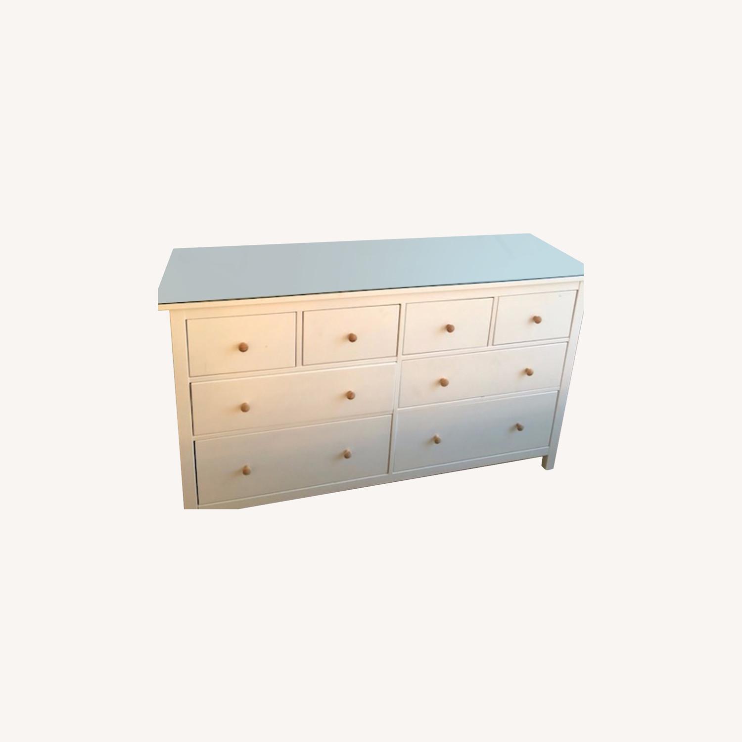 Dresser with Glass Top - image-0