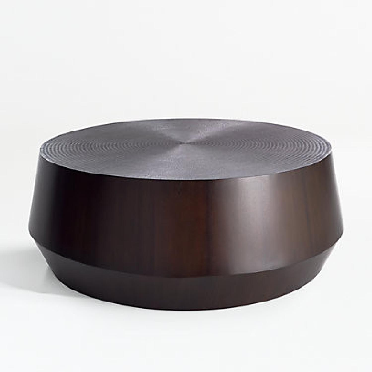 Crate and Barrel Udan Round Coffee Table - image-4