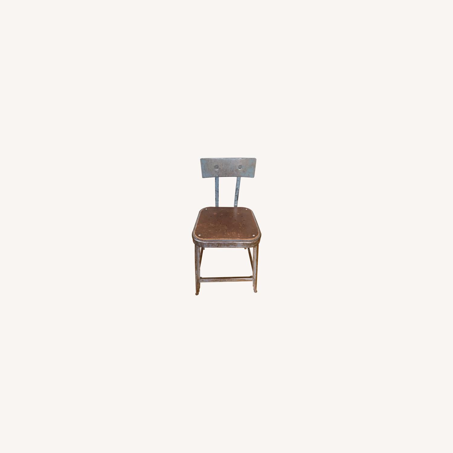 Mid Century Metal Industrial Chairs - image-0
