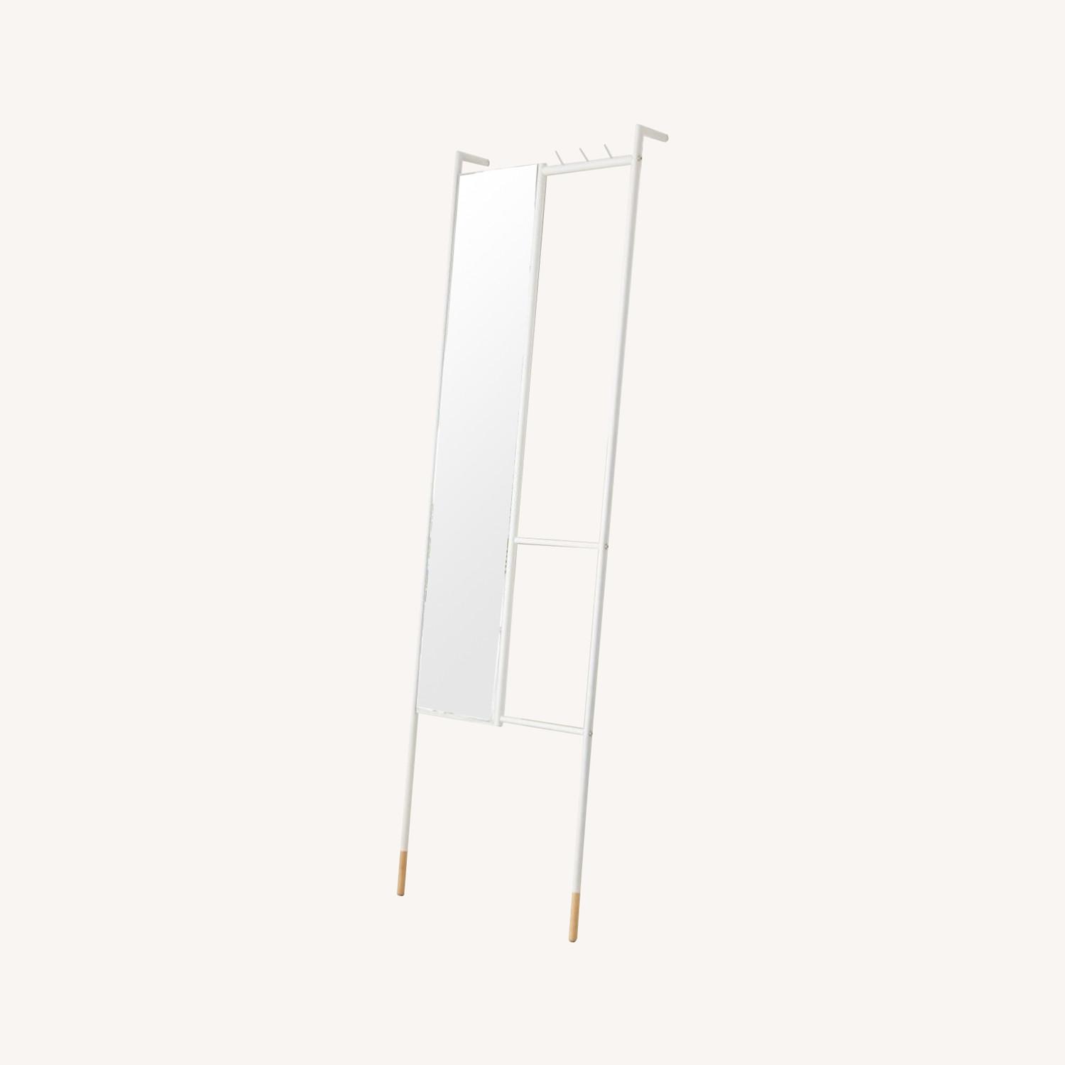 Urban Outfitters Leni Leaning Mirror with Hooks - image-0
