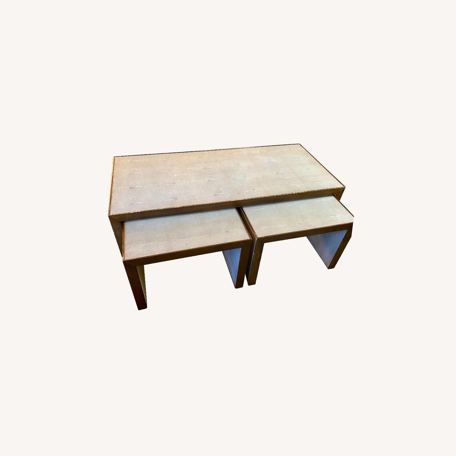 Dwell Studio Avedon Nesting Shagreen Tables - image-0