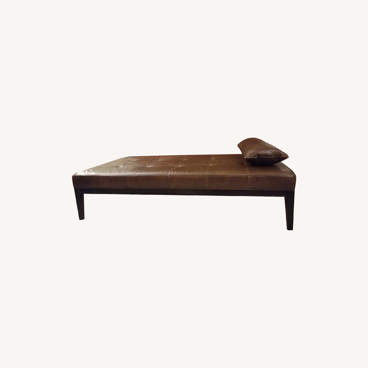Mitchell Gold + Bob Williams Leather Ottoman /Daybed AptDeco