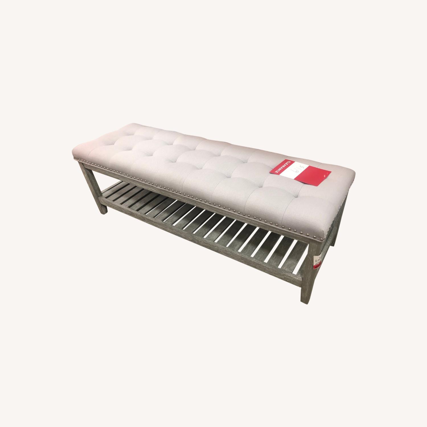 Home Goods Contemporary Upholstered Bench - image-4