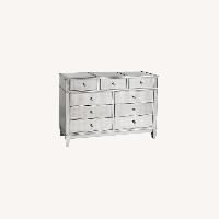hayworth collection mirrored silver dresser Pier One Hayworth Mirrored 9-Drawer Dresser for Sale in San Antonio, TX