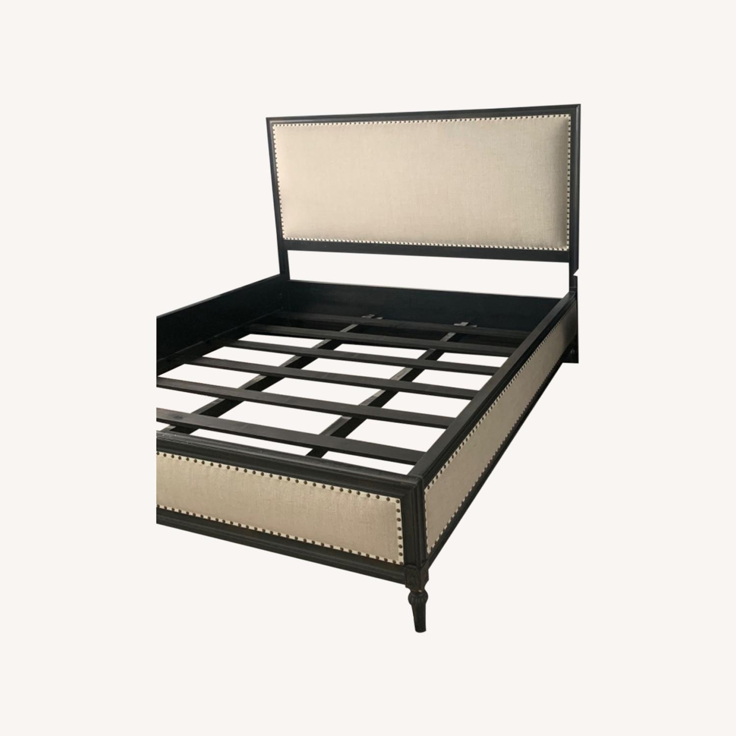 Restoration Hardware Maison Fabric Panel King Bed AptDeco